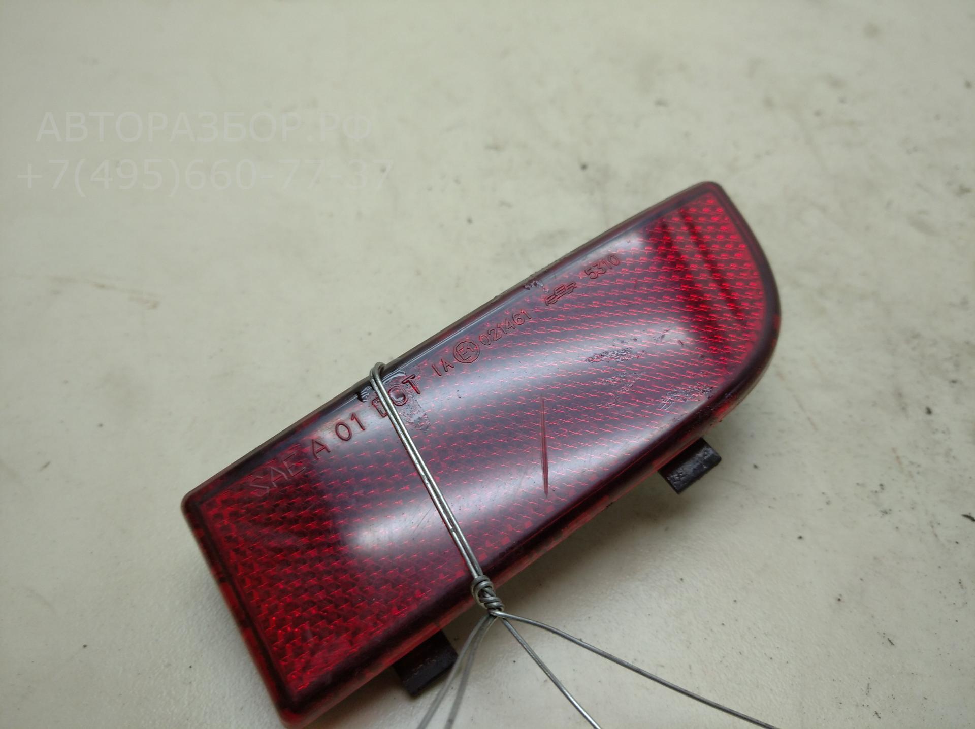 Отражатель в бампер задний правый