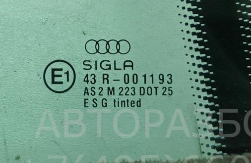 Стекло двери задней правой